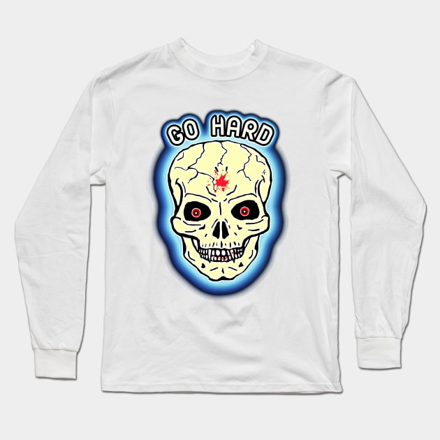 GO HARD Long Sleeve T-Shirt by Bwilly74